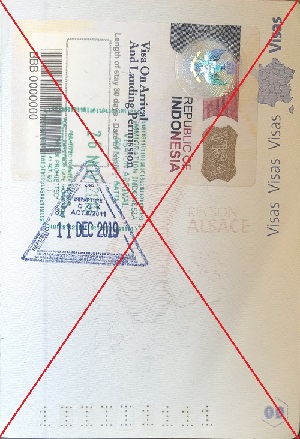 visa indonésie