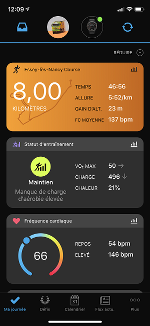 Aide Garmin Connect