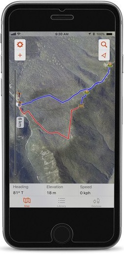 Garmin Explore smartphone