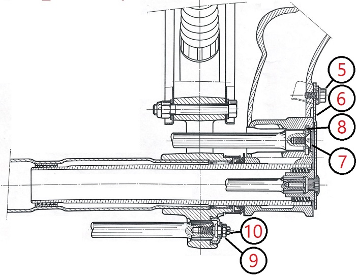 vis de barre de torsion 205